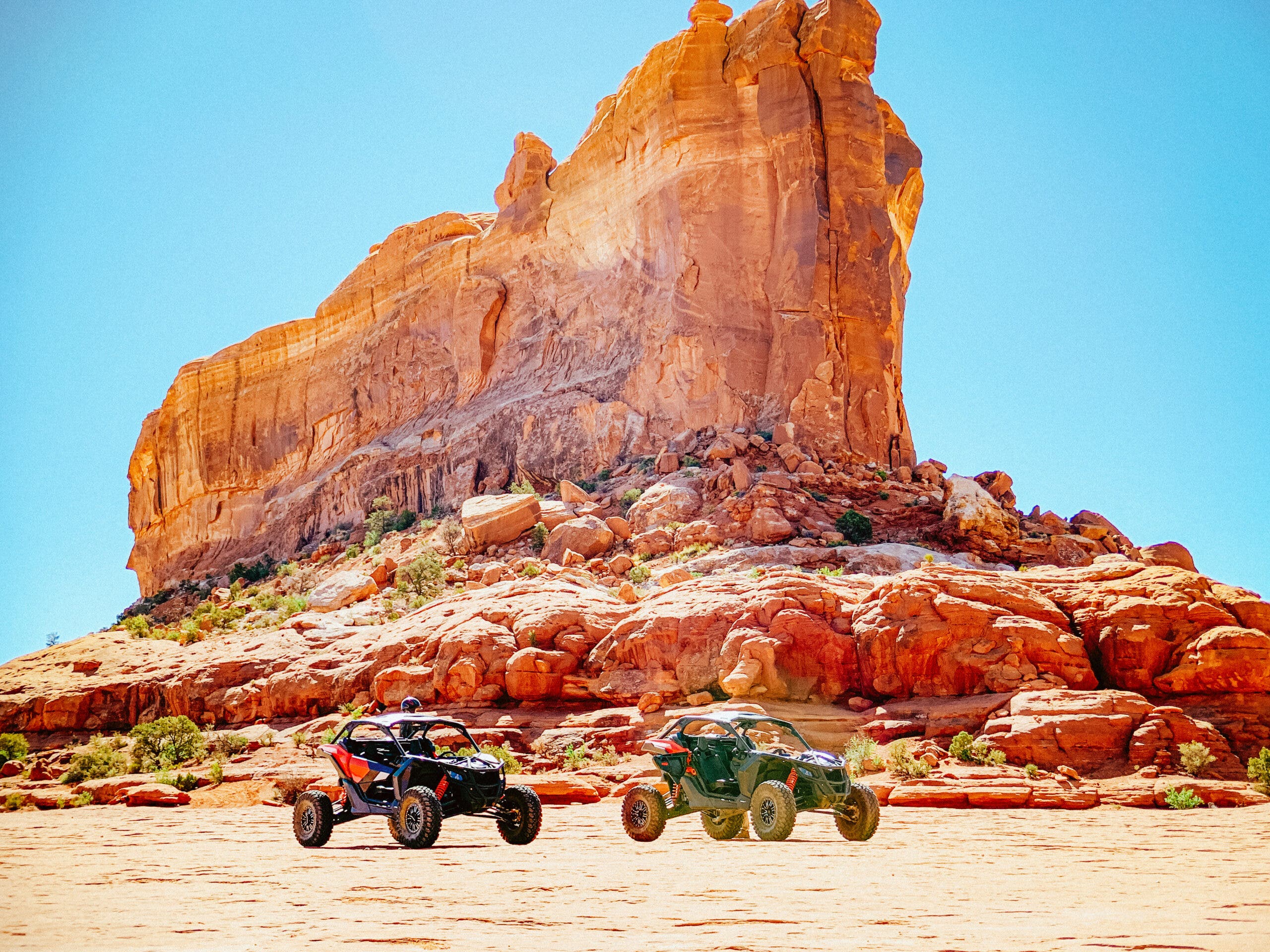Offroad vehicles in Moab