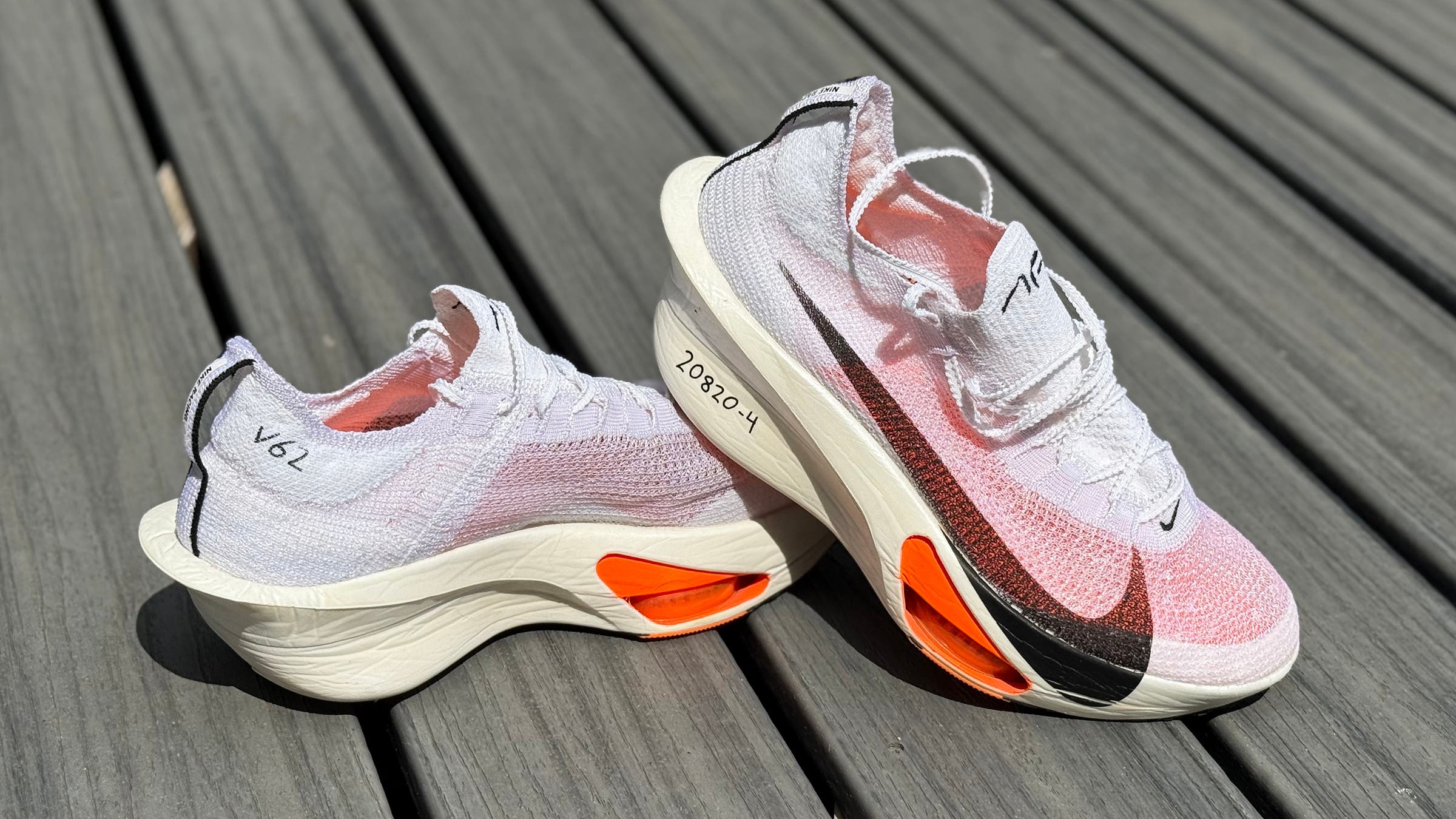 The Nike Alphafly 3, our pick for best marathon racing shoe overall