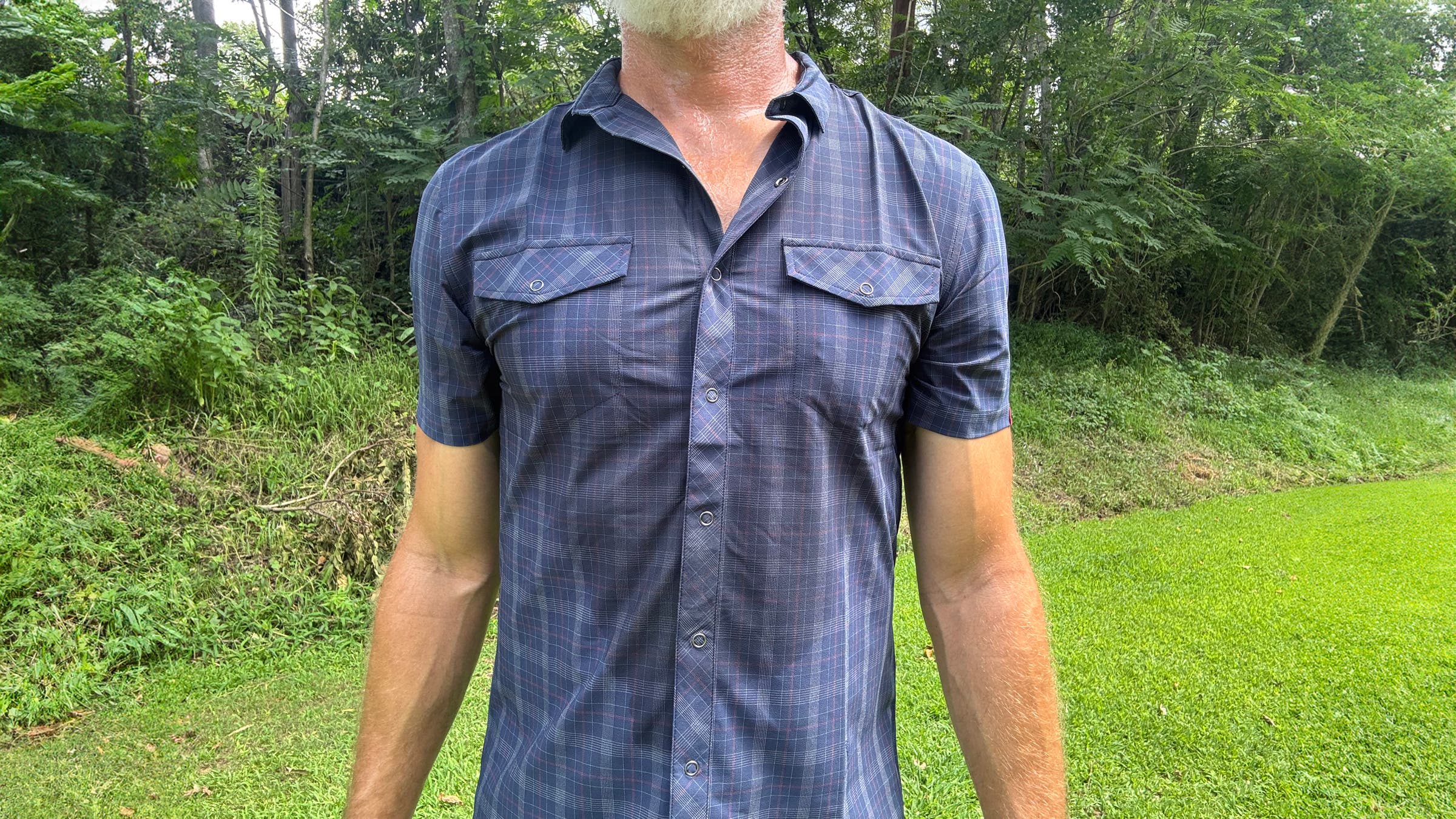 Rabbit High Country SS snap button shirt