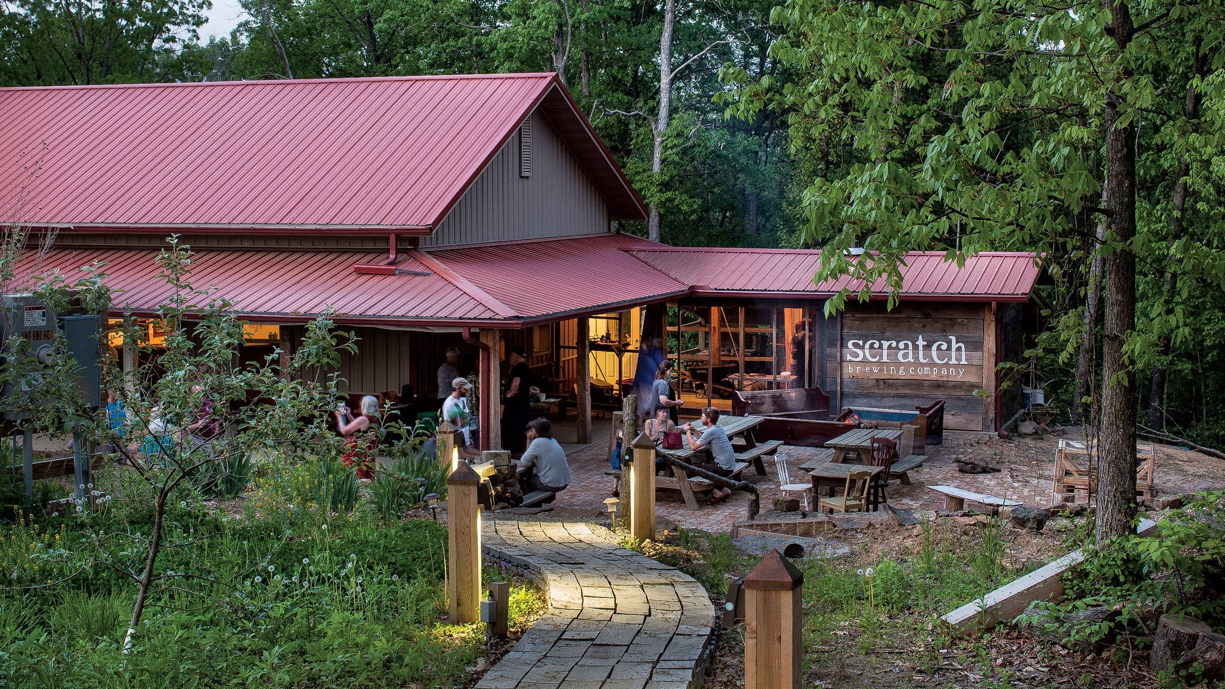 Scratch co-owner Aaron Kleidon's family owns the brewery's land.