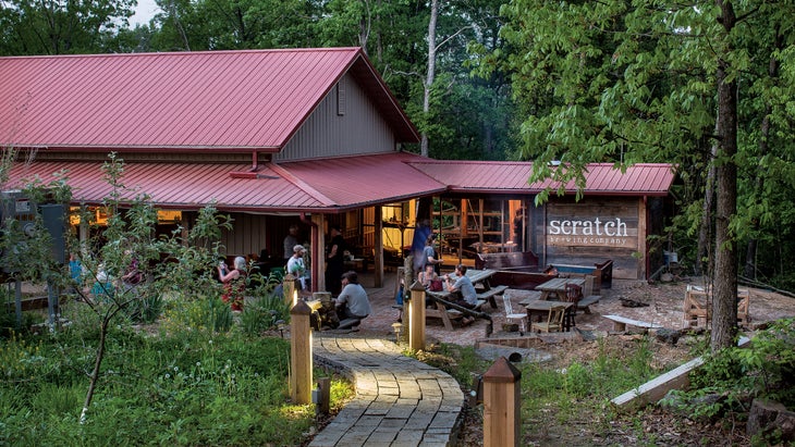 Scratch co-owner Aaron Kleidon's family owns the brewery's land.