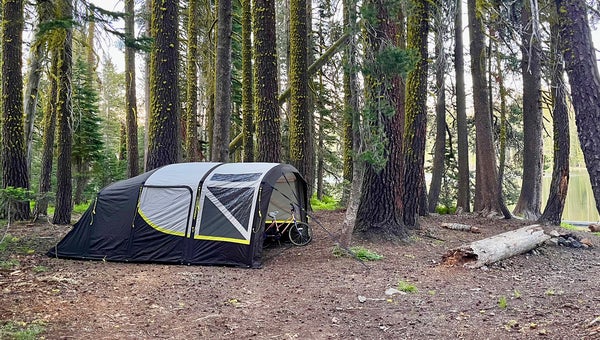 Zempire Pro TM V2 Tent set up in woods
