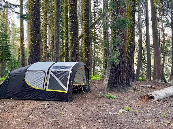 Zempire Pro TM V2 Tent set up in woods
