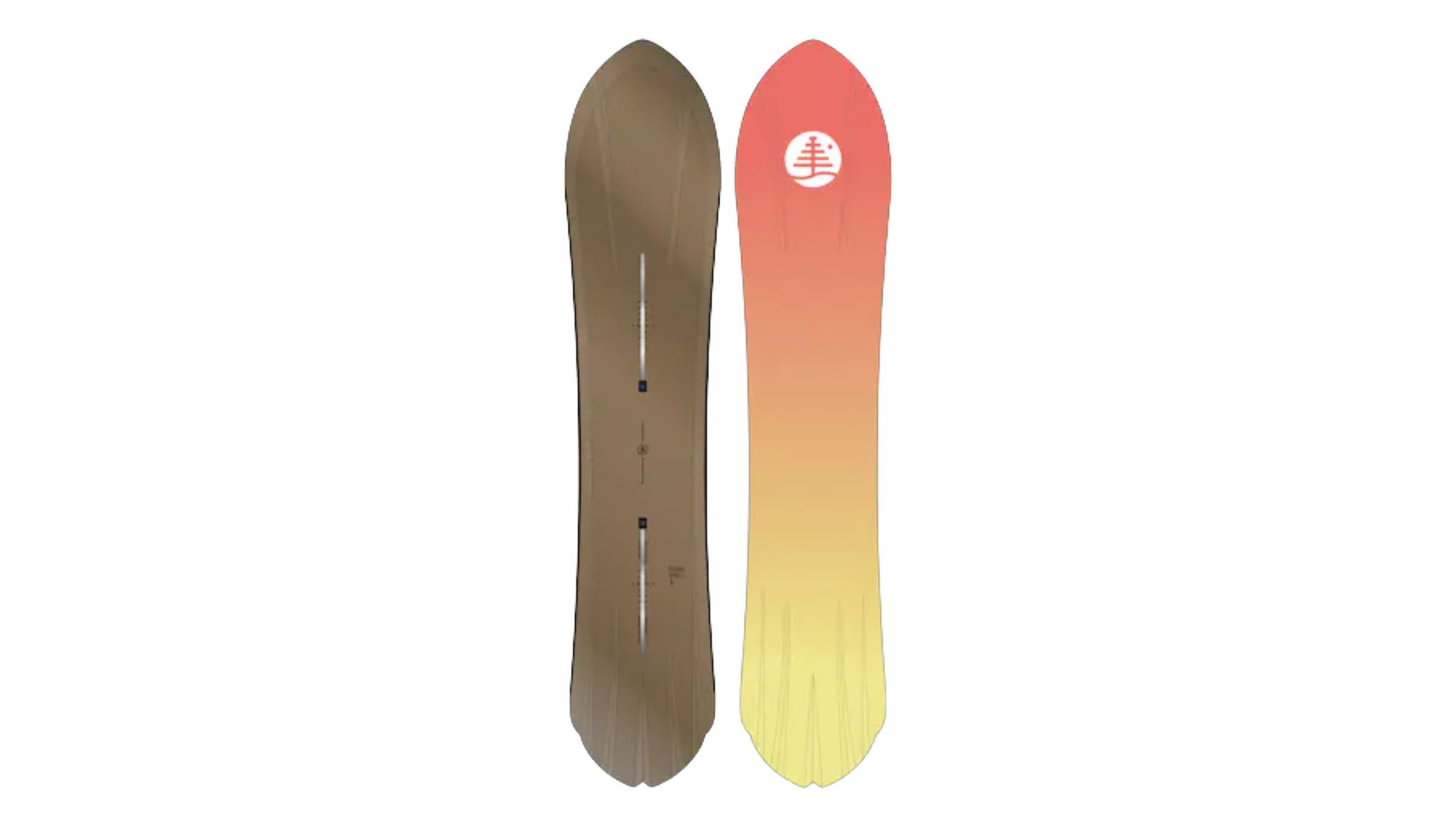 burton snowboard on white background