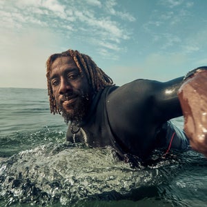 closeup of surfer looking at cam