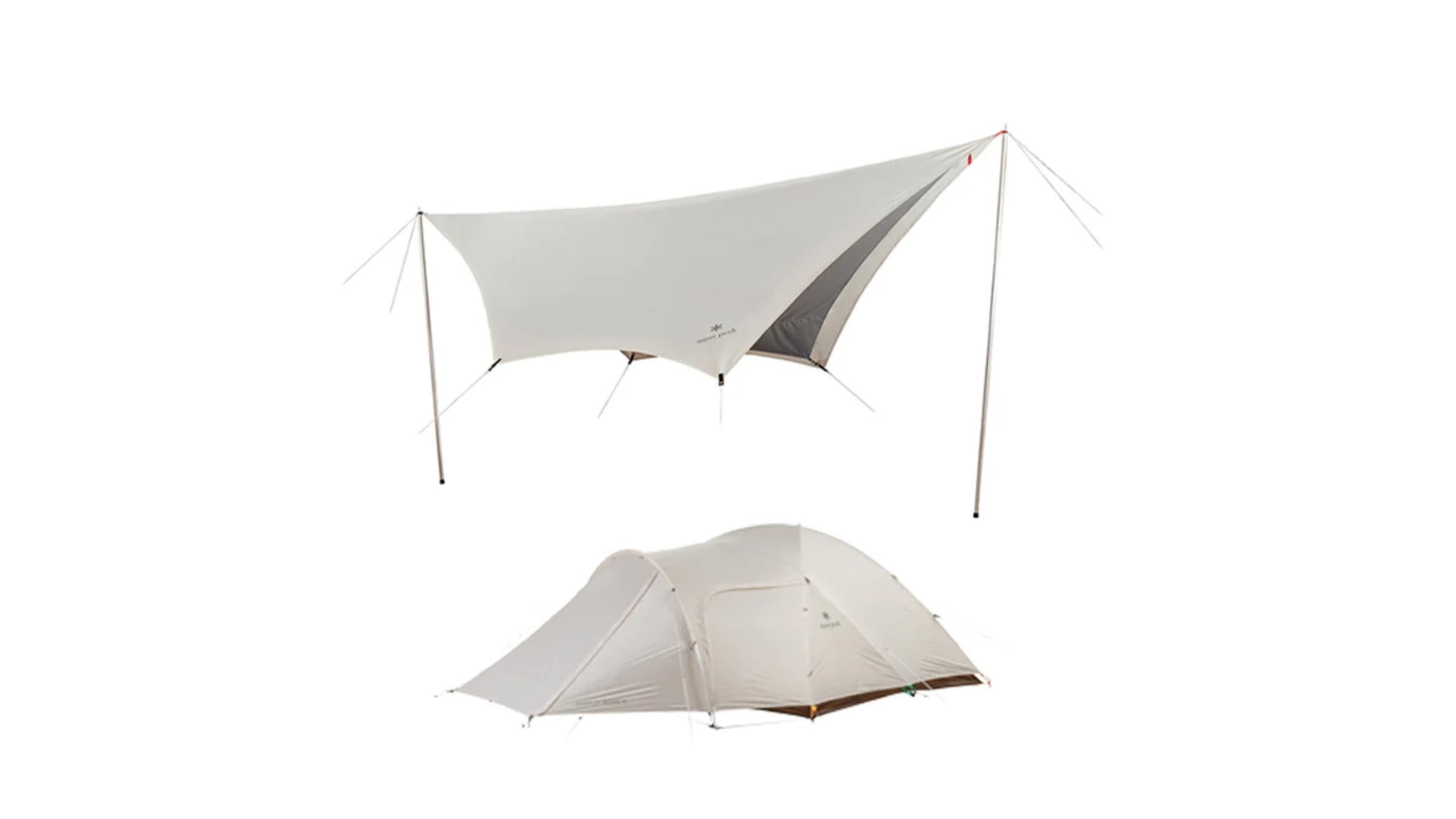 snow peak tent and tarp