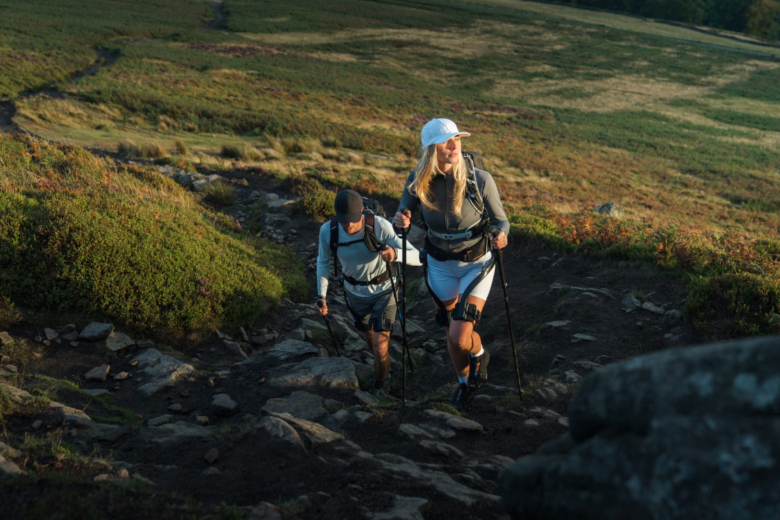 The X Ultra being used on a hike.