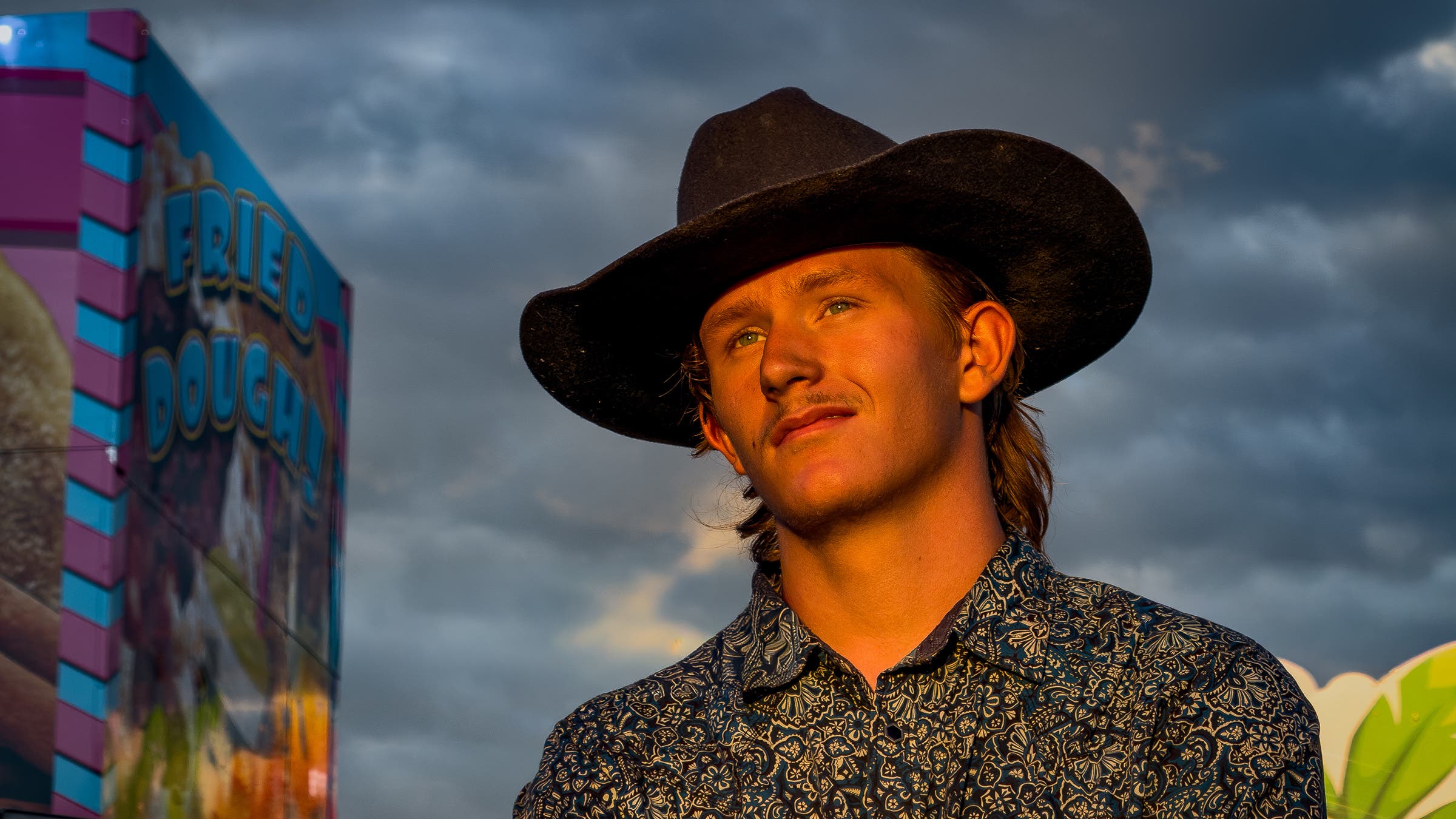 Cowboy with hat shot with Apple iPhone 17 Pro