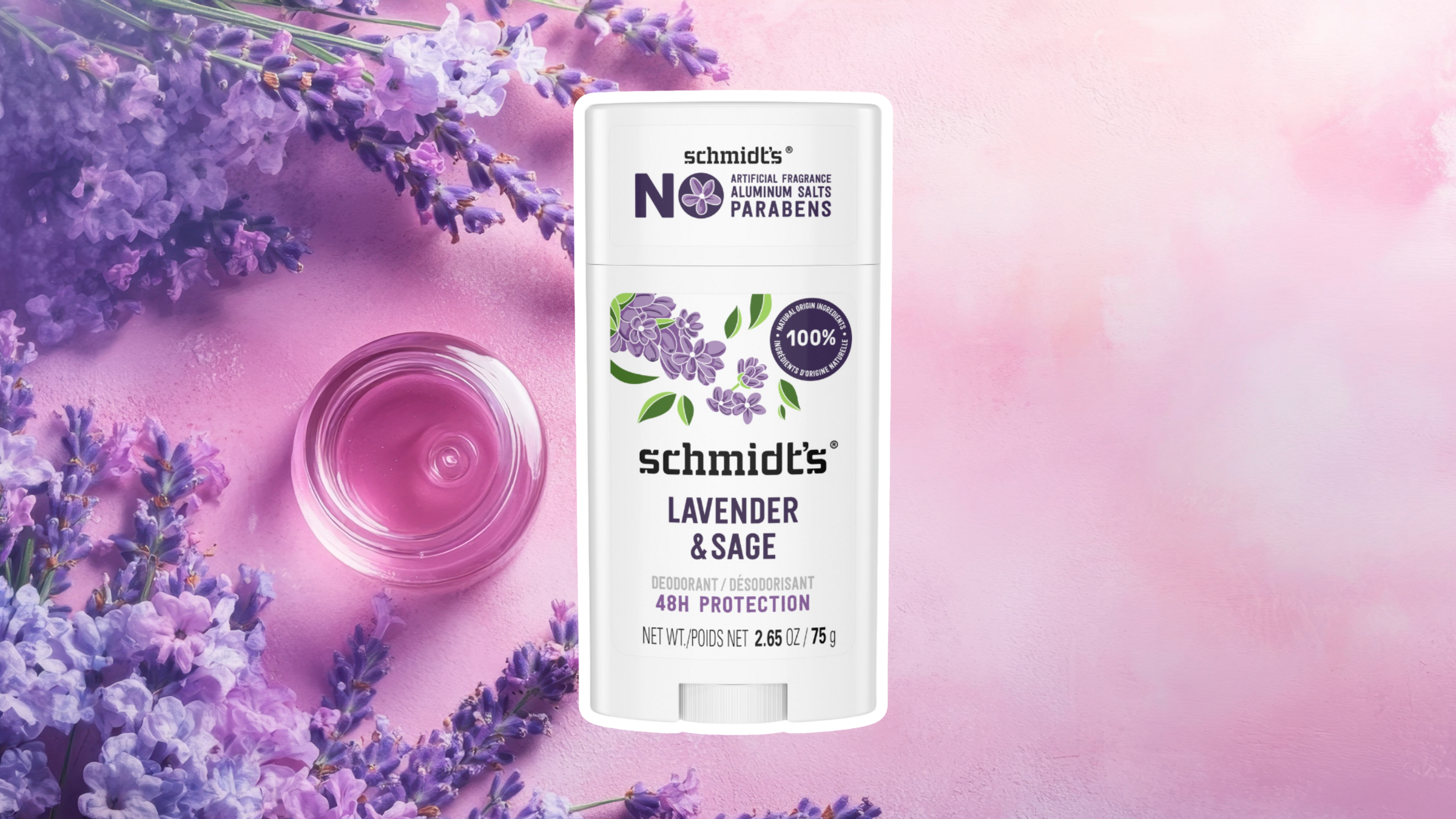 deodorant on background