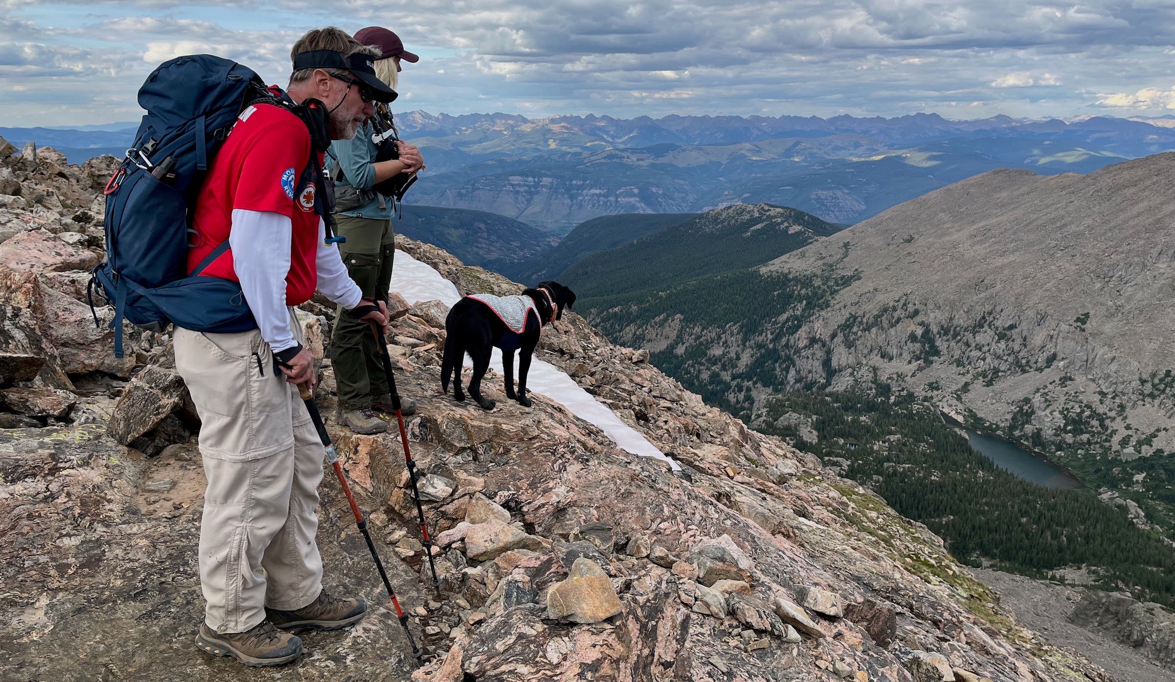 The place where Michelle likely left the North Ridge trail