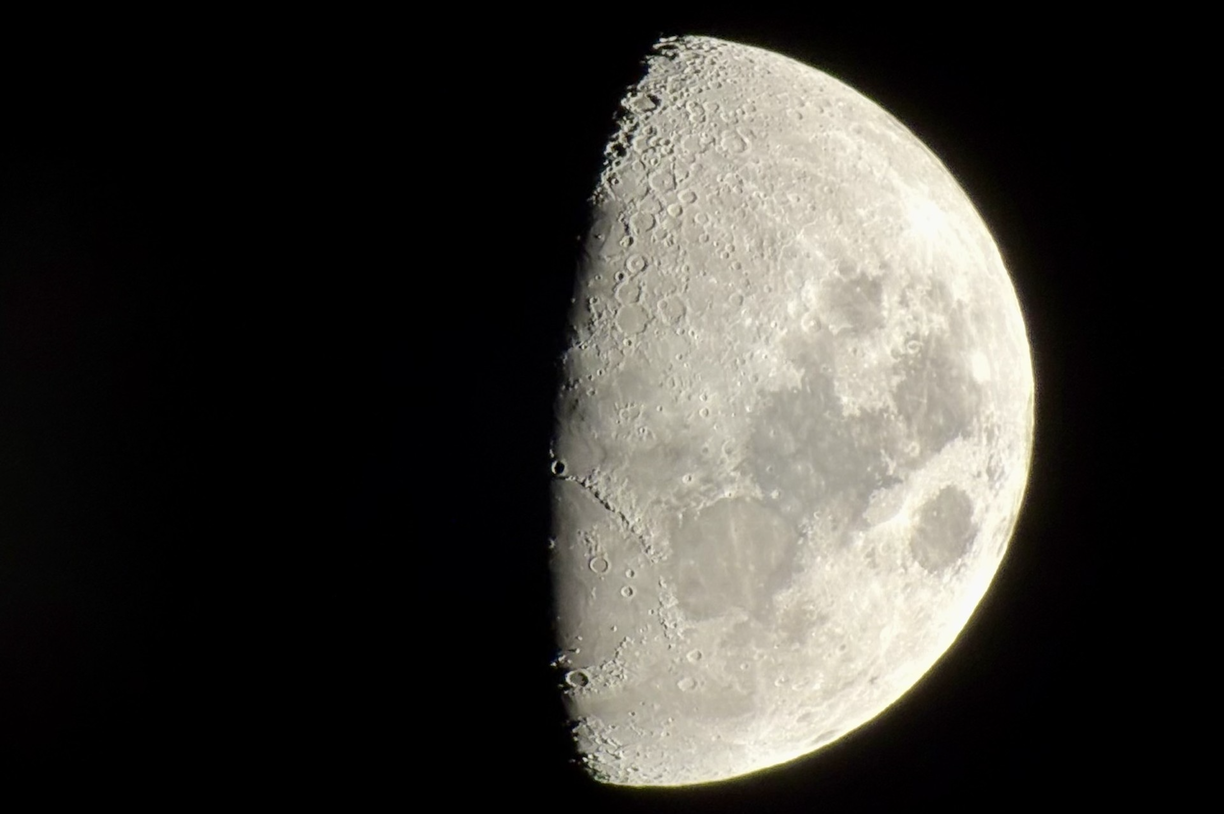 close up of moon