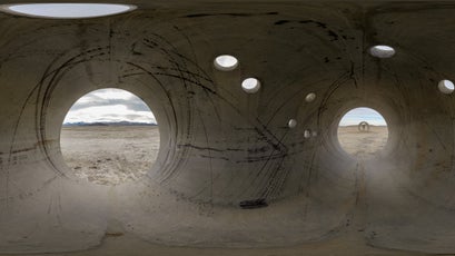 Sun Tunnels (1973–76) by Nancy Holt