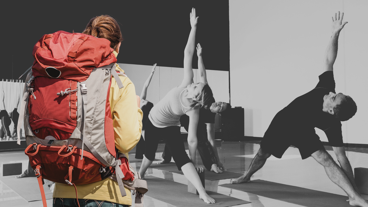 15 Thoughts a Backpacker Has in Yoga Class