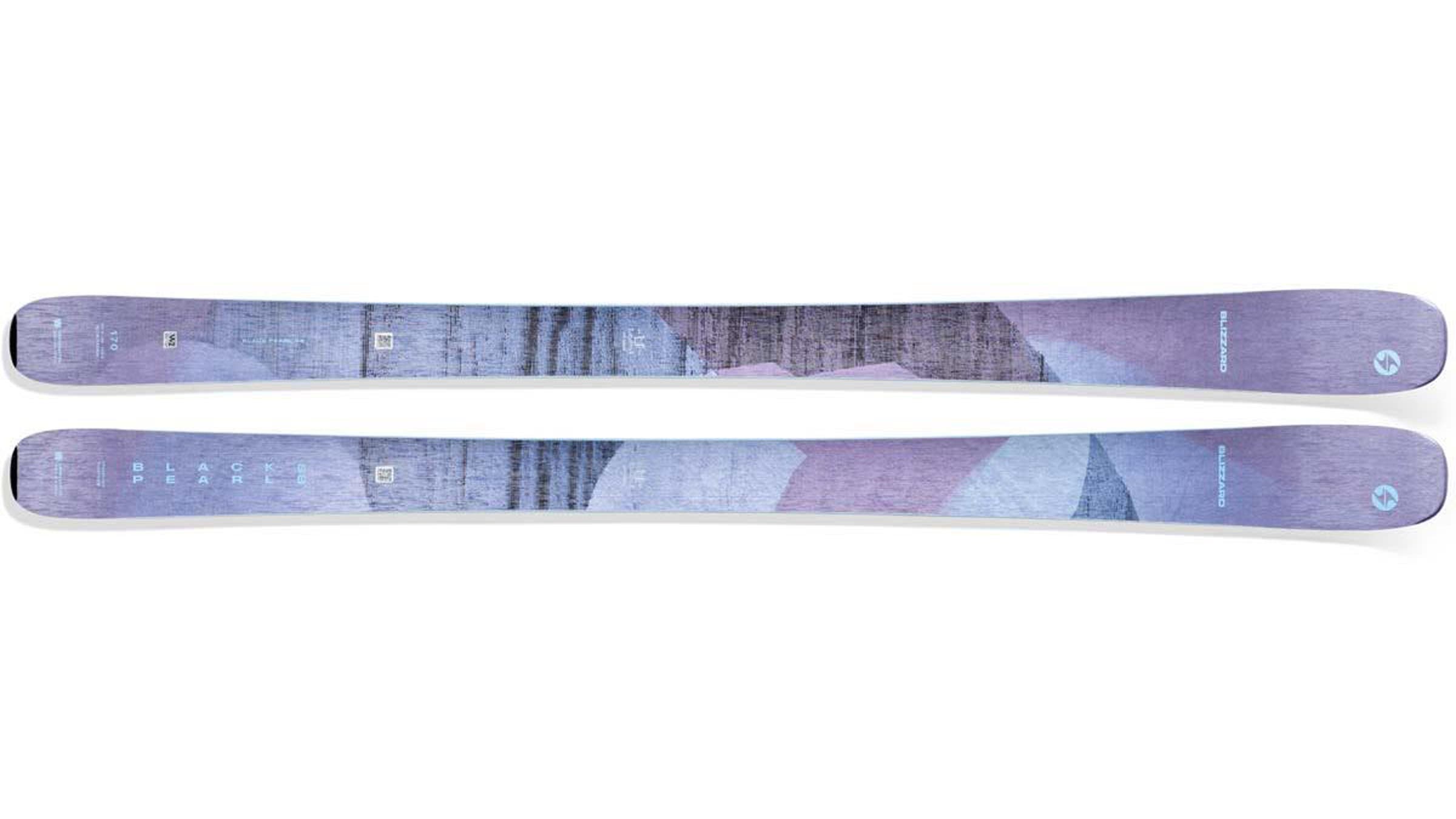 Blizzard Black Pearl 88 skis on white background