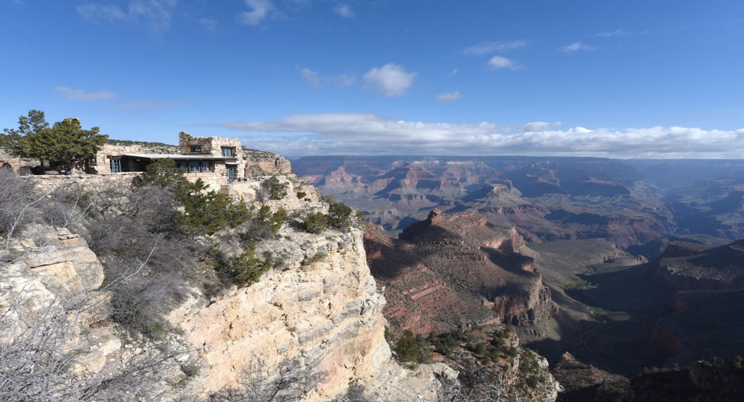 The South Rim of Grand Canyon National Park is located in northwestern Arizona 