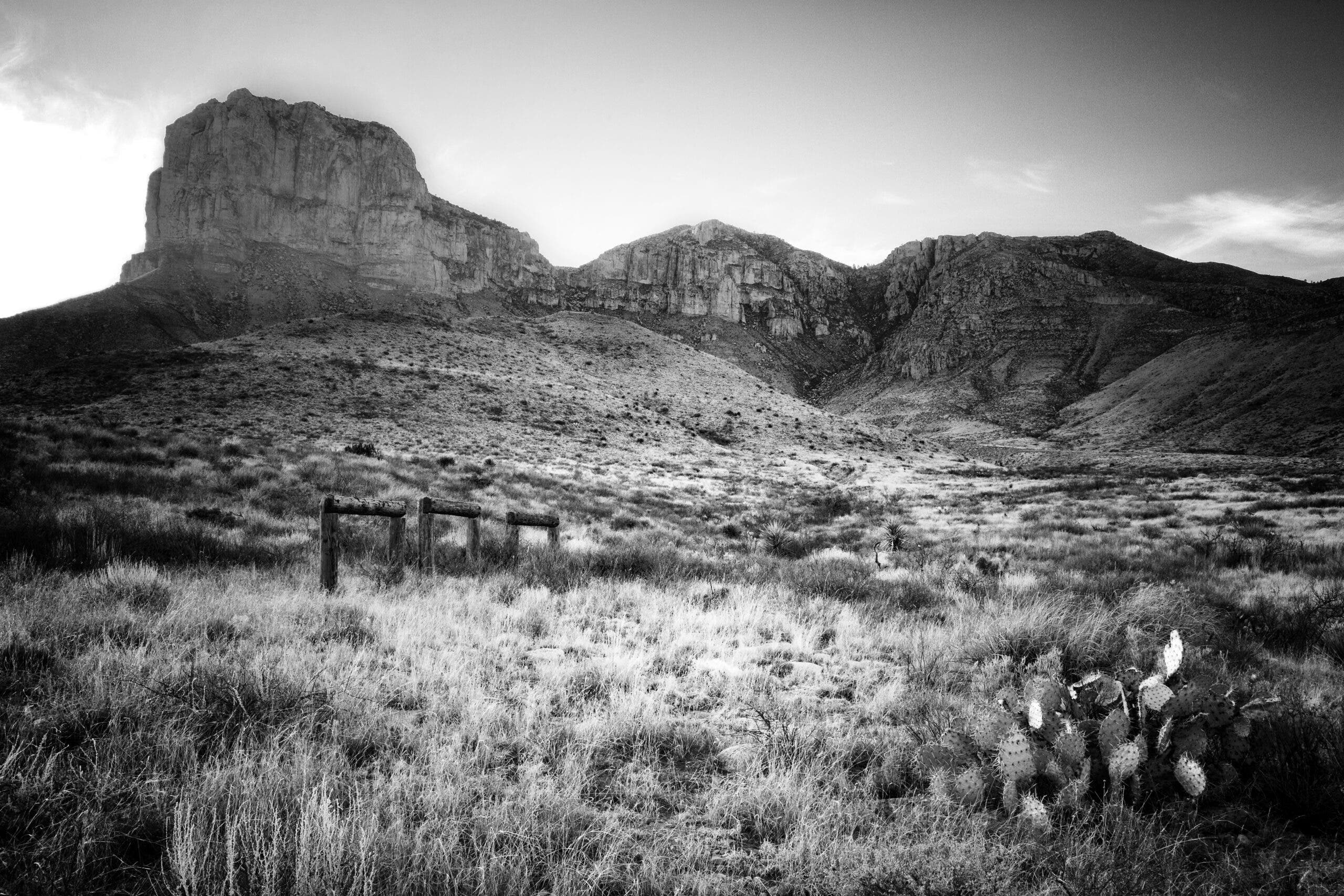 El Capitan at Sunset Guadalupe Mountains