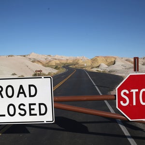 Badlands National Park Closed Due To Government Shutdown