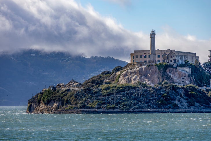 Alcatraz Island in San Francisco Bay