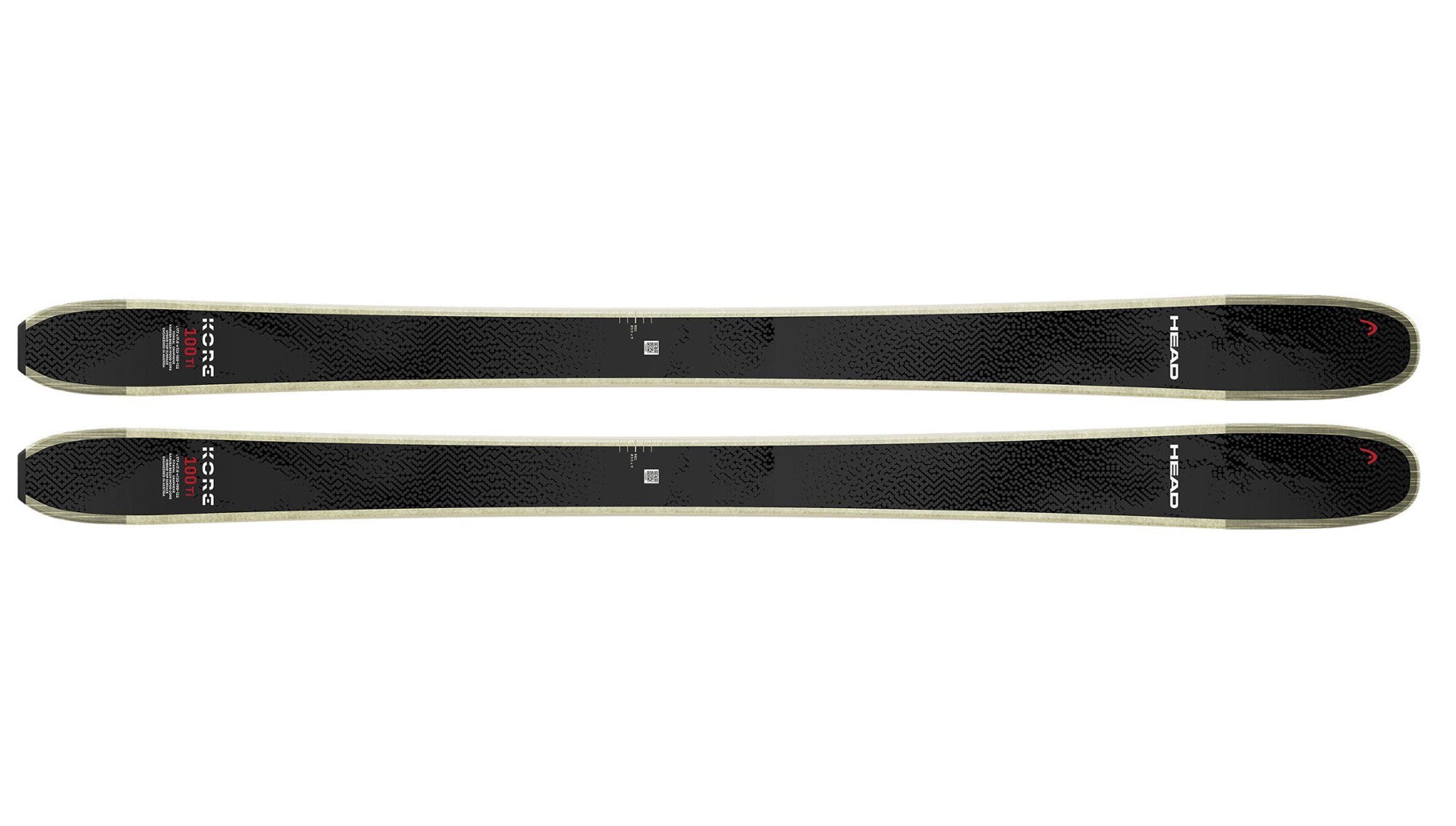 Head Kore 100 Ti skis on white background