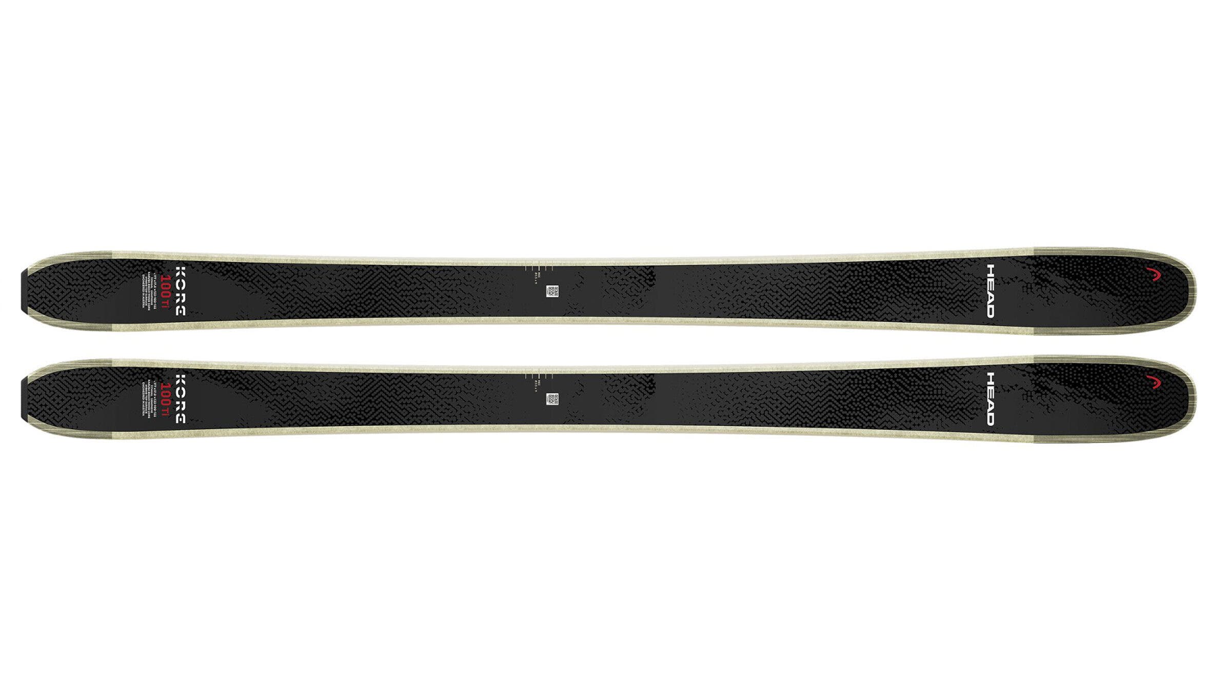 Head Kore 100 Ti All-Mountain ski black on white background