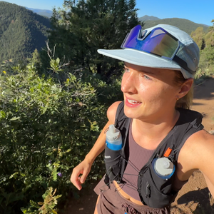 selfie of trail runner