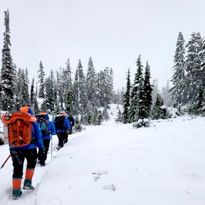 Two hikers were rescued after a snowstorm blew through Washington's Snoqualmie region