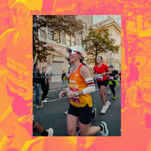 Kristen Geil running the 2024 NYC Marathon