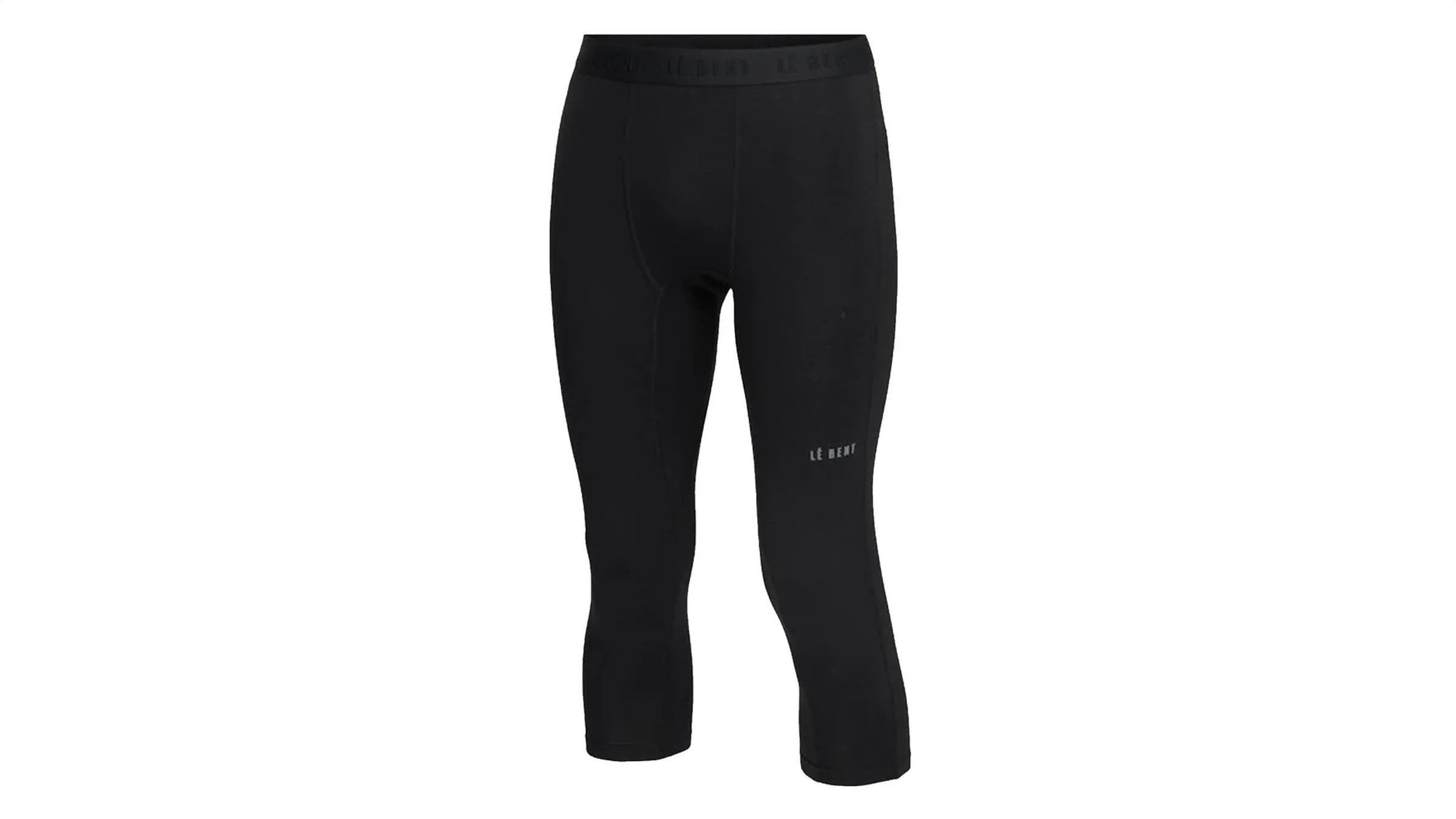 Le Bent Men's lightweight bottom base layer on white background