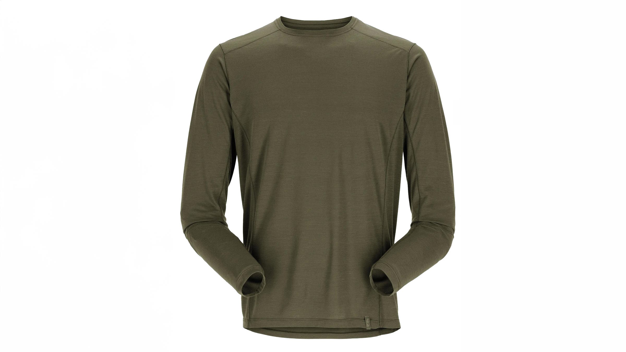 Rab Syncrino Basel ayer green men's base layer on white background