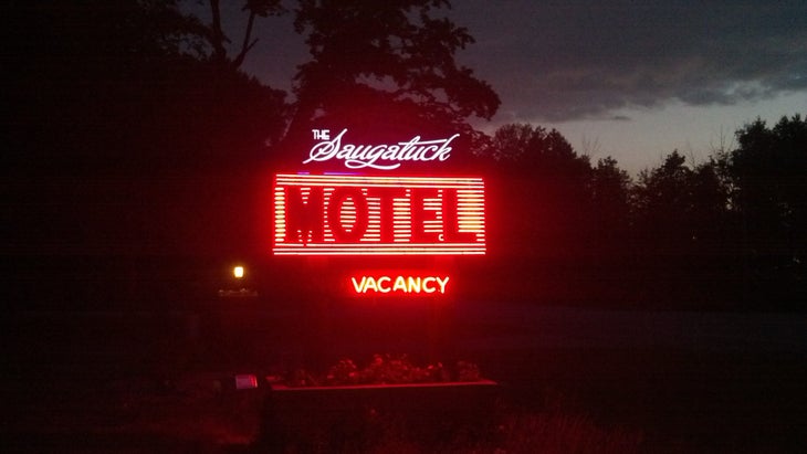 Saugatuck Retro Resort Sign