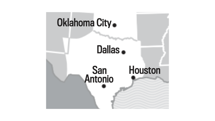 2025/2026 winter weather predictions in Texas-Oklahoma