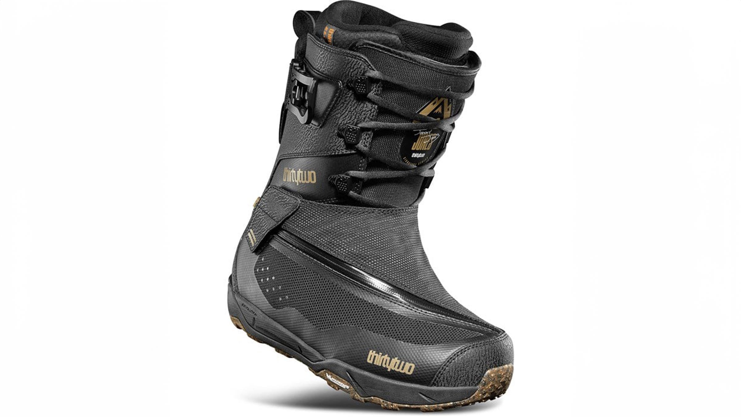 ThirtyTwo Jones MTB LITE black snowboard boot on white background
