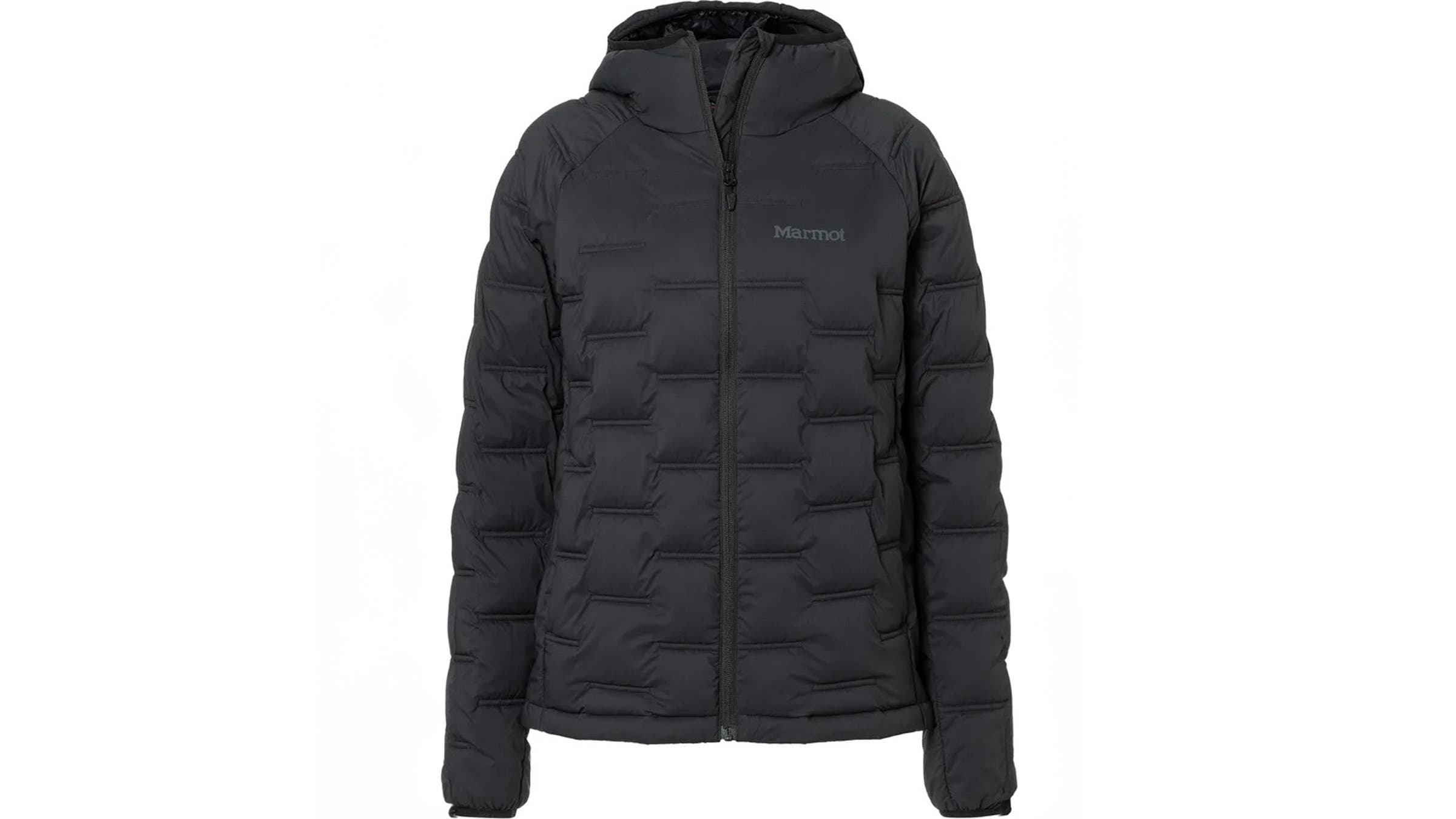 Marmot WarmCube Active Novus Hoody black on white background