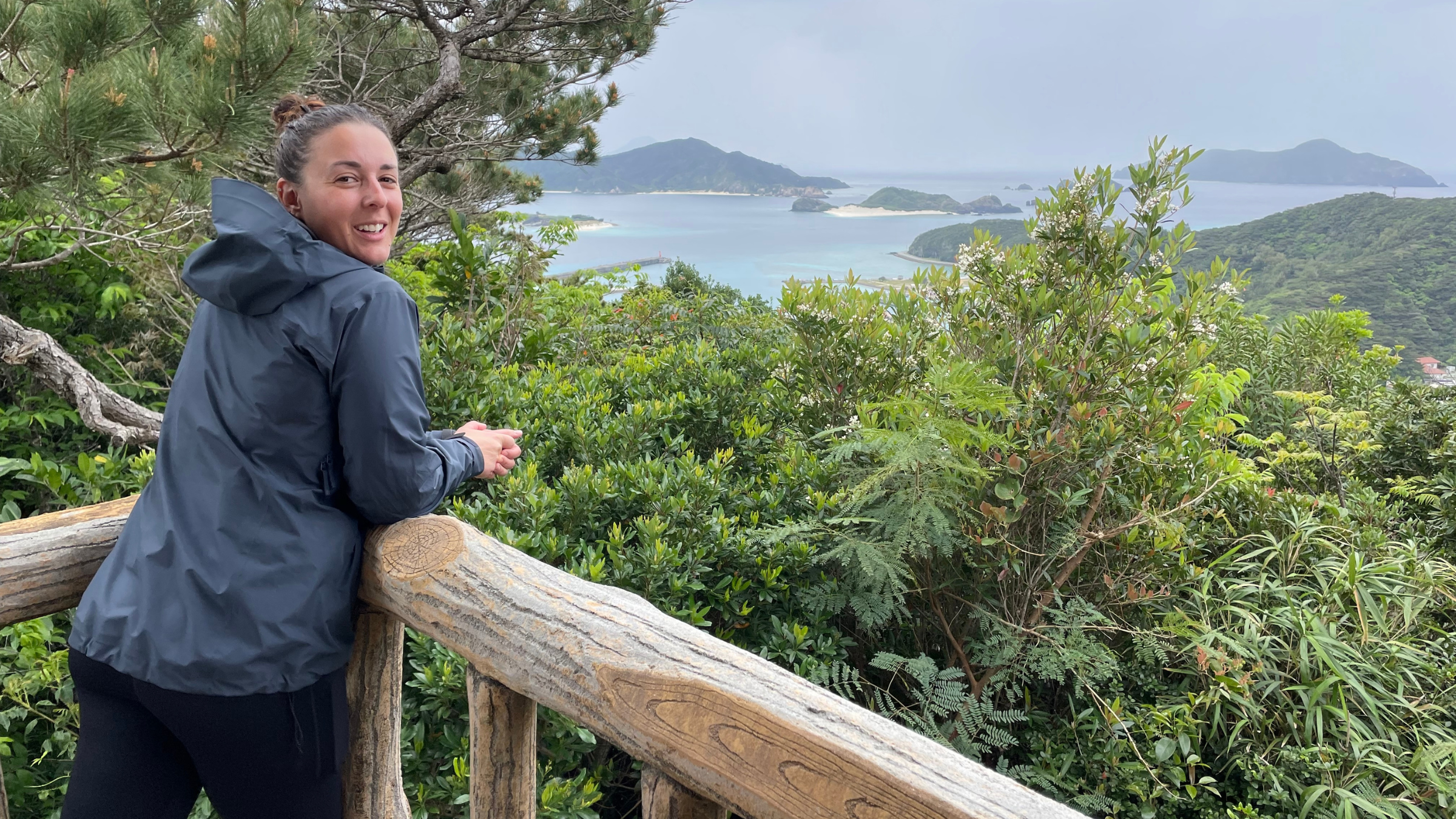 Writer Maggie Slepian wearing the Arc'teryx Beta SL Jacket in Japan