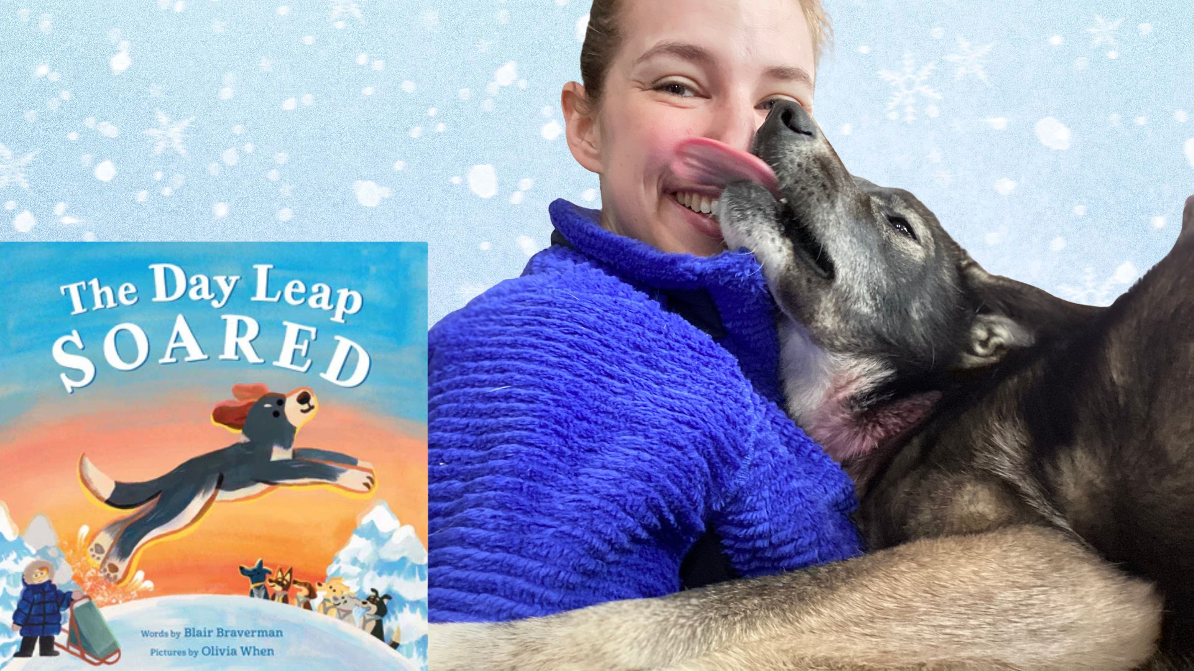 the book cover and the real leap and blair