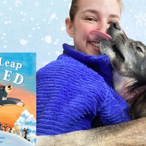 the book cover and the real leap and blair