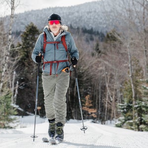 Cross country skiing in Maine