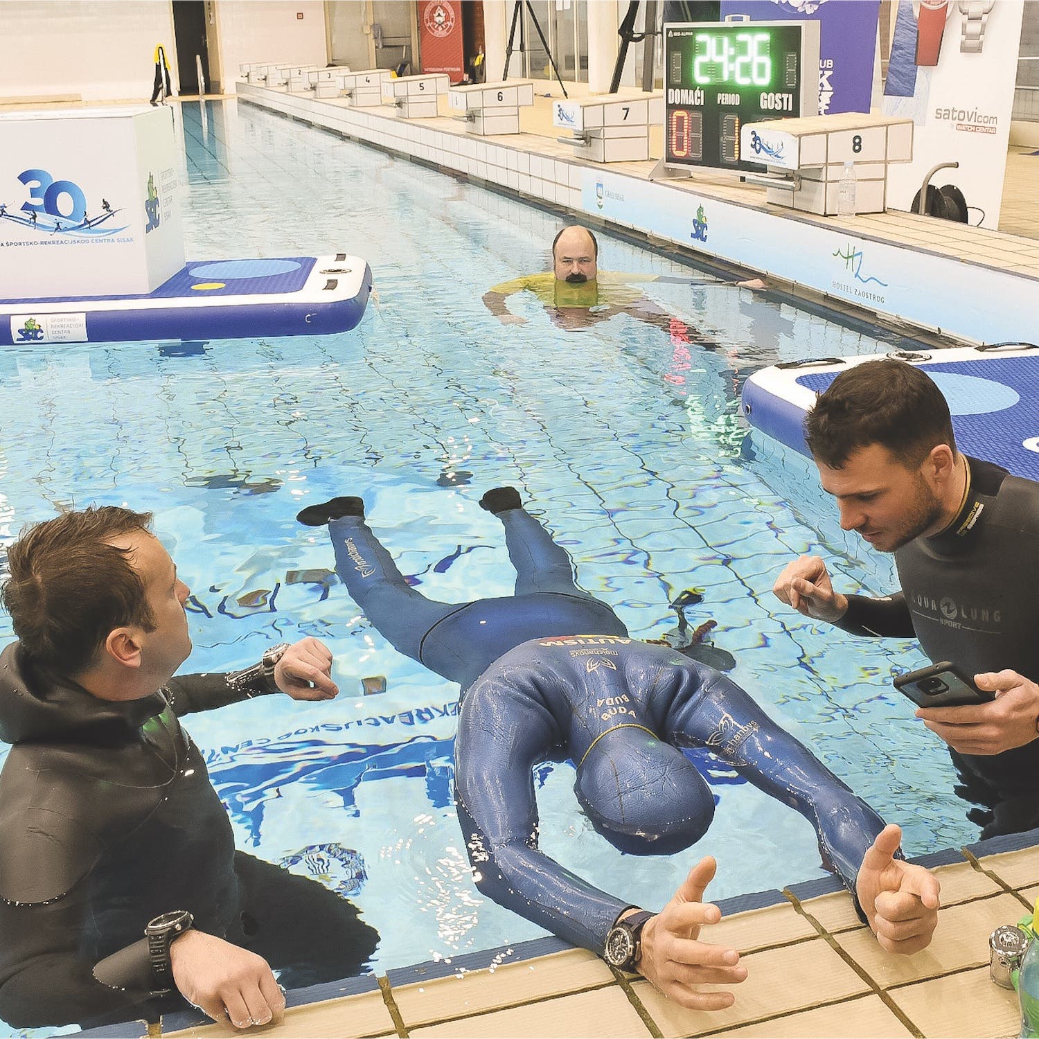 Šobat adding 22 seconds to his own underwater record in 2021