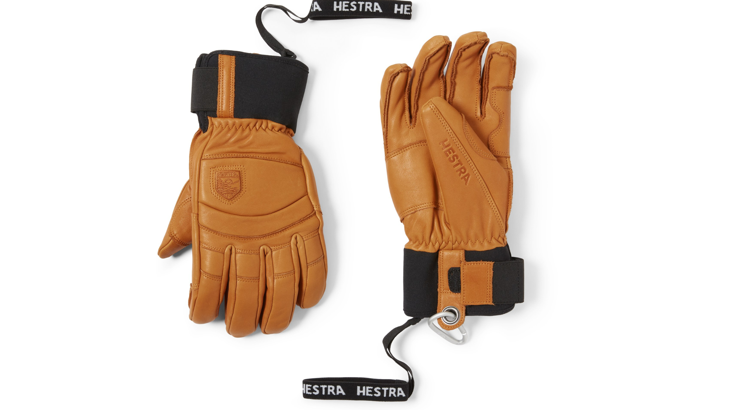 Hestra Fall Line gloves tan on white background