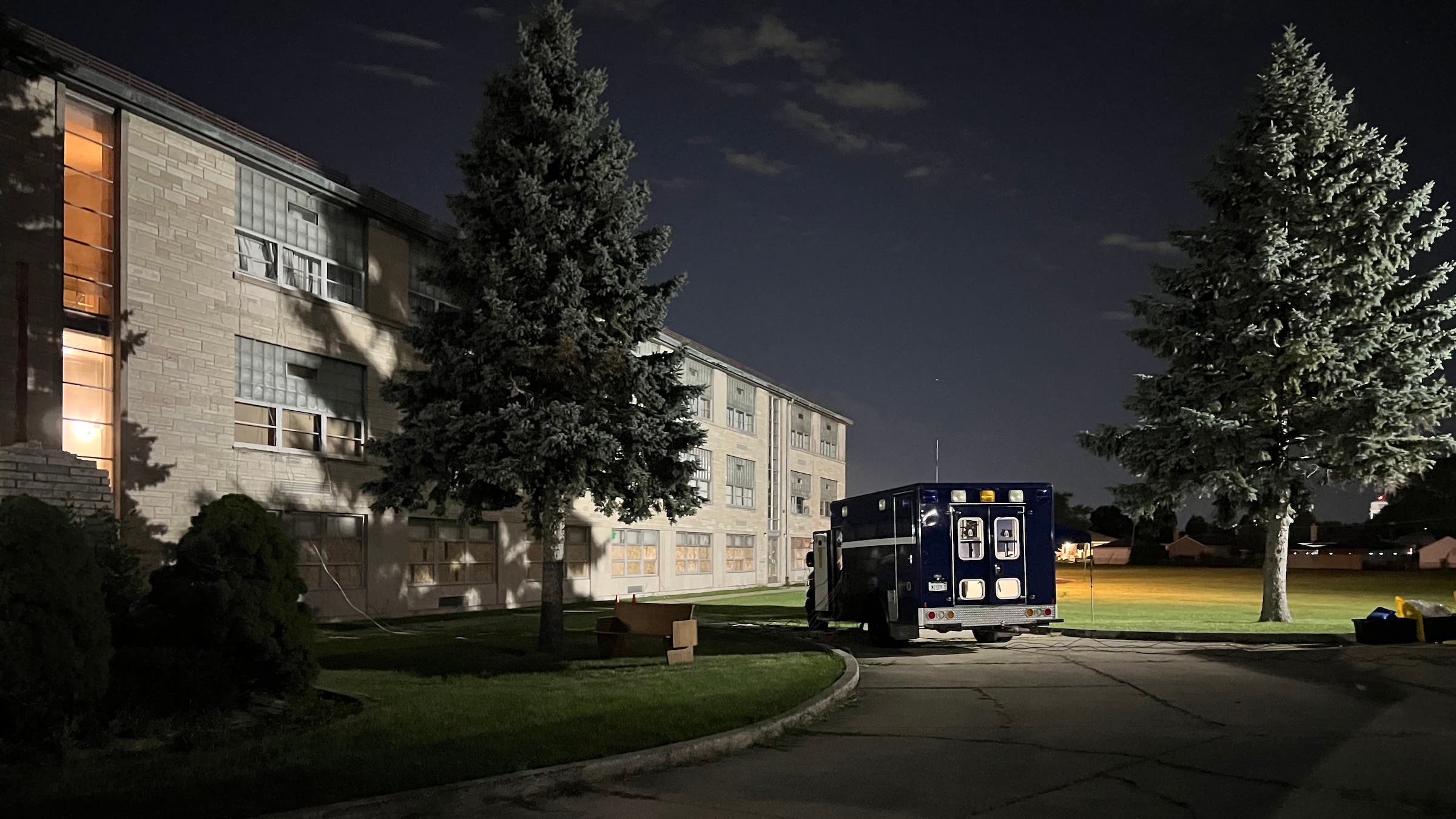 David's equipment-hauling ghost-hunting ambulance, Misty