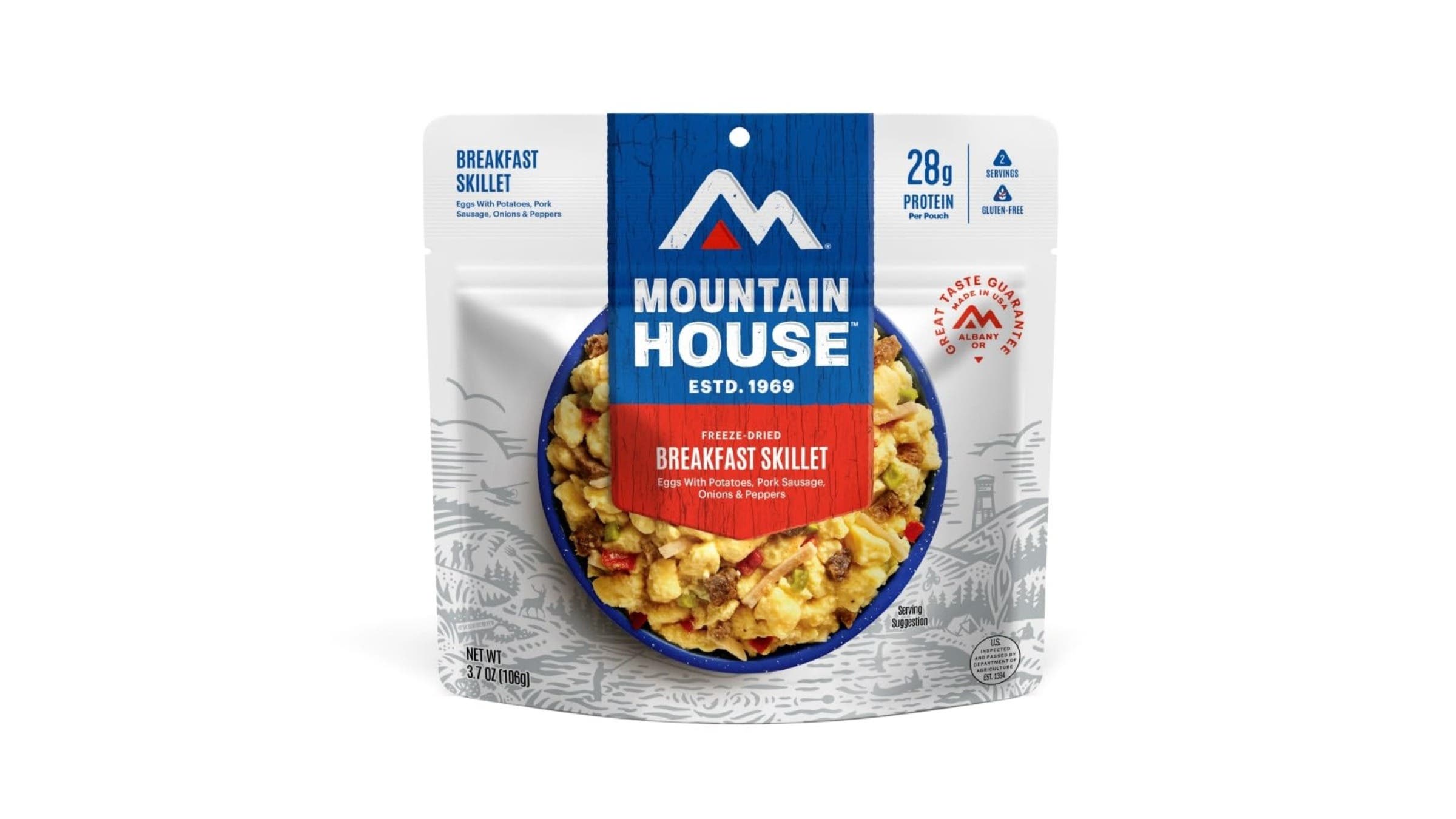 mountain house camping meal