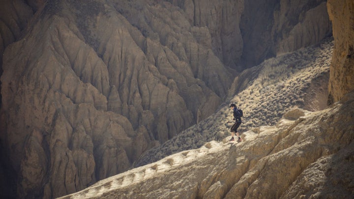 a runner in Nepal