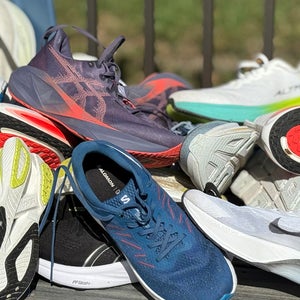 Road Running Shoes test for Outside Magazine shoes in pile