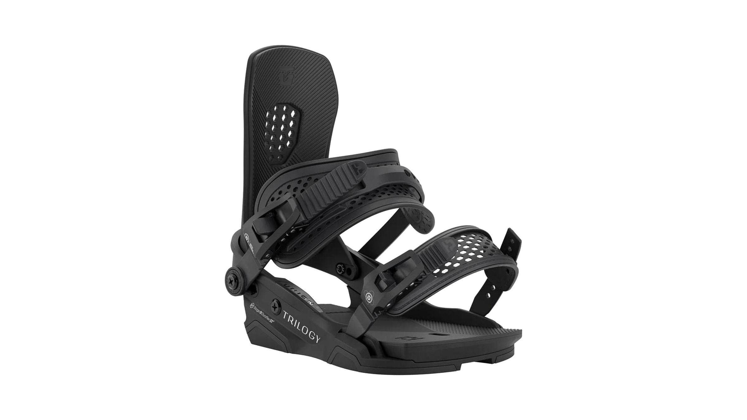 Union Trilogy black snowboard bindings