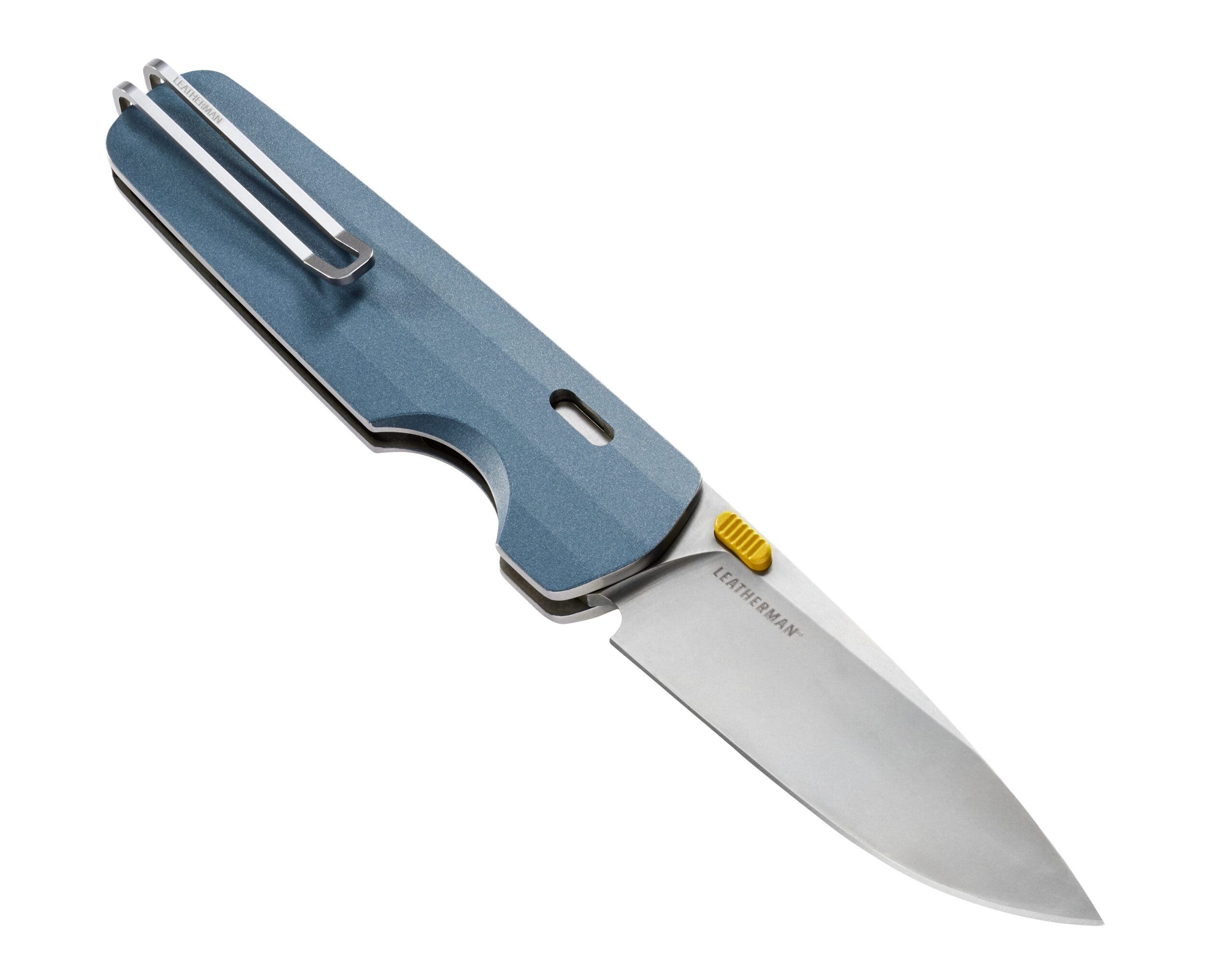 Leatherman Blazer knife with blue handle
