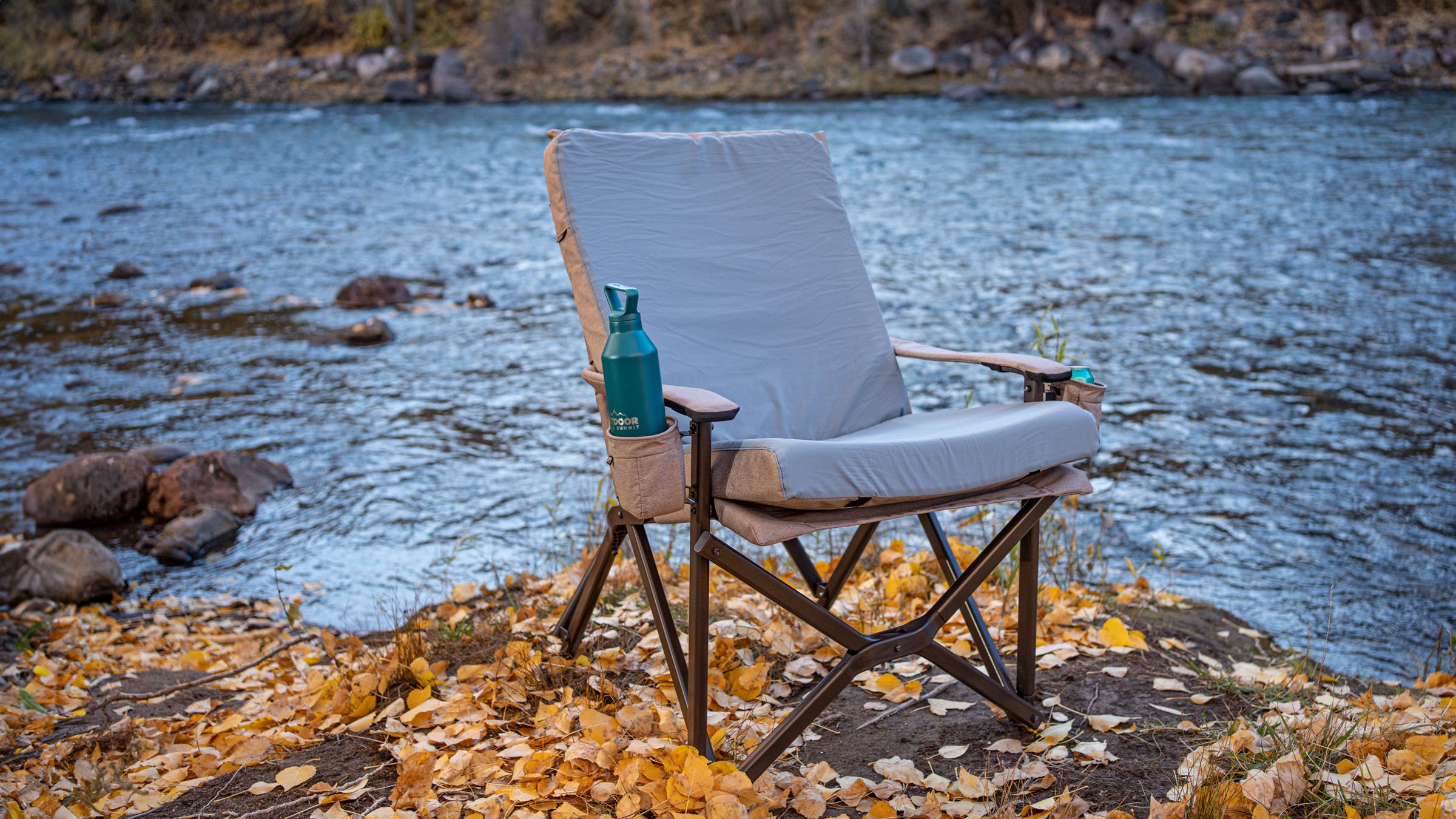 HEST Foamy Camp Chair on river