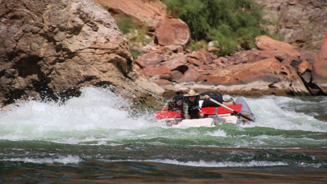 He Brought a Sleeping Pad to the Grand Canyon. Then He Ran One of the River’s Biggest Rapids On It.