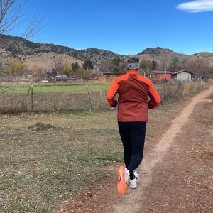 Men's running jacket winter test