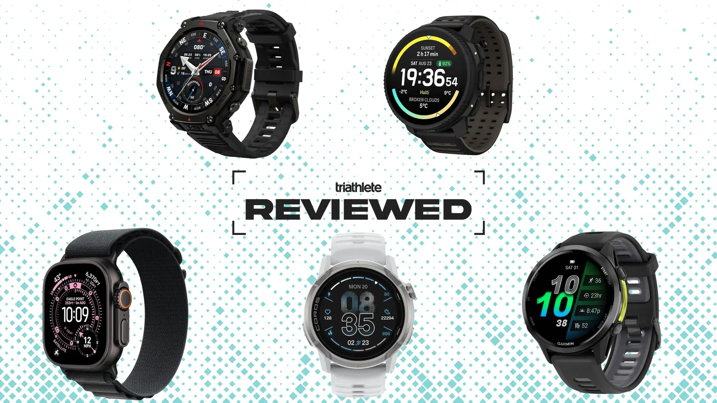 What's the best triathlon smartwatch? Our gear editor reviewed the running watches on the market for 2025 - these five were his picks