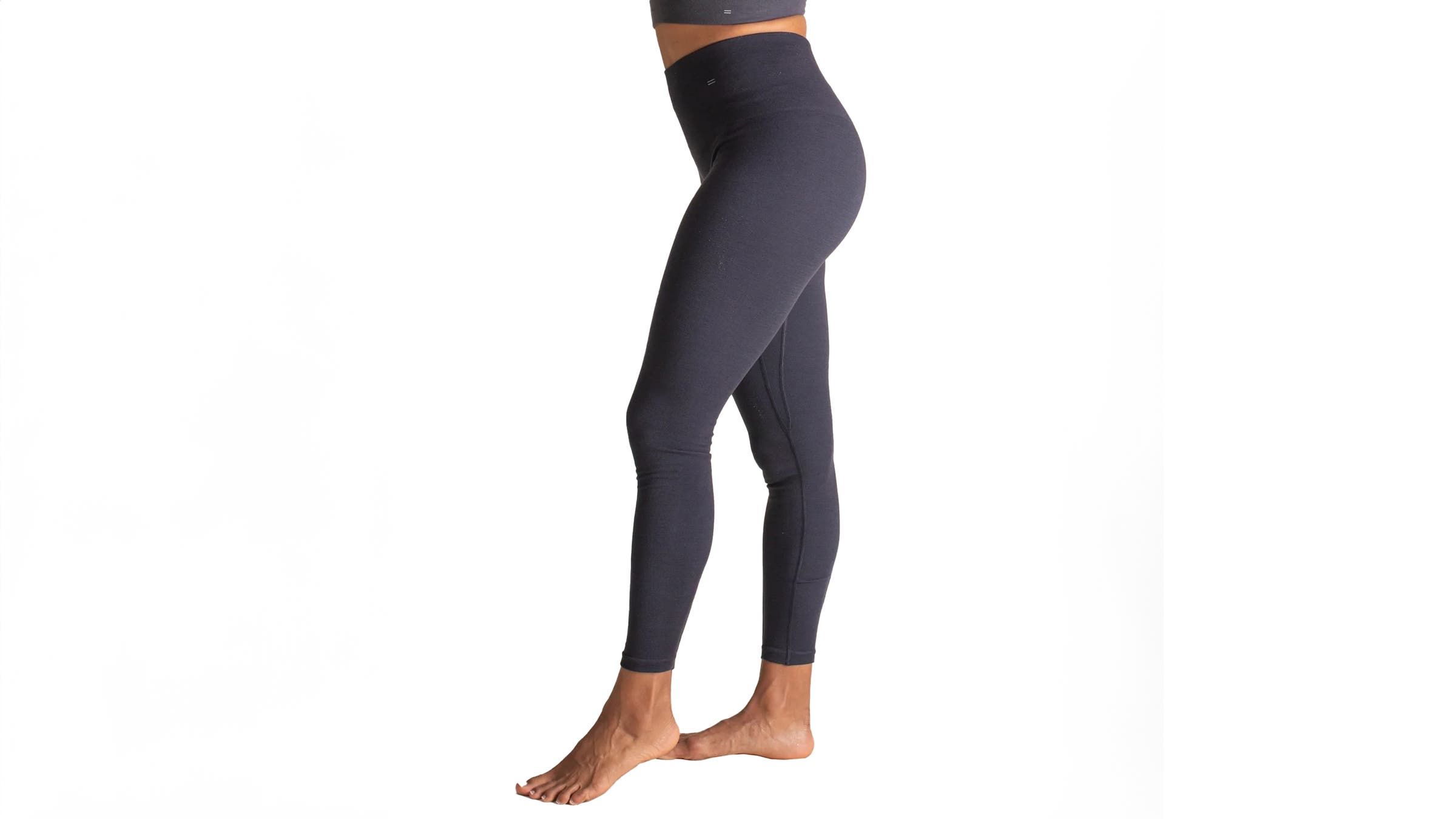 Branwyn Essential Compression Leggings grey on white background